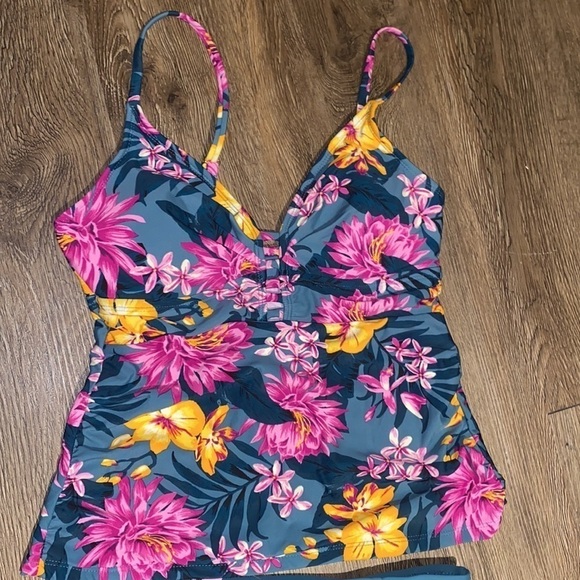 George NWT Summer Floral tankini bikini set - Picture 4 of 7